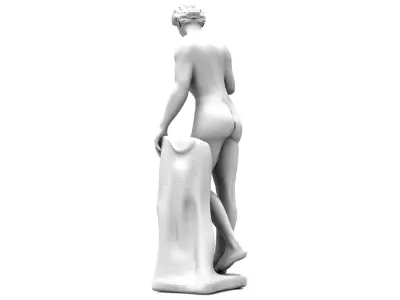 Classical female sculpture 3D model
