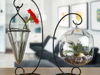 Hanging bowlvase 3D model