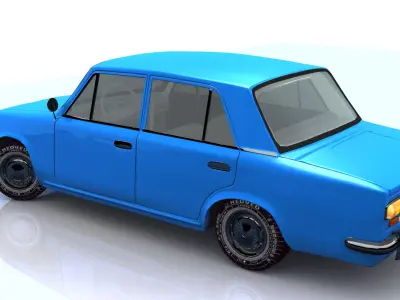 Vaz-2101 car 3D model