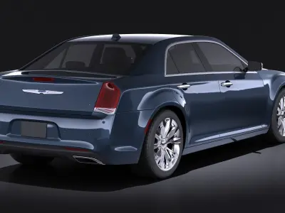 Chrysler 300 2015 VRAY 3D model