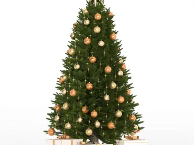 christmas tree 01 3D model