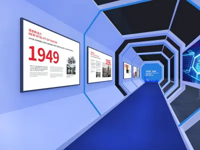 Technologymodeling Low-poly 3D model