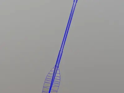 Paddle 2 Low-poly 3D model