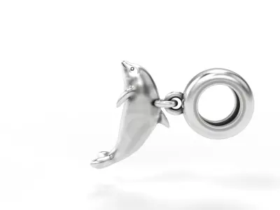 Dolphin Charm 3D print model
