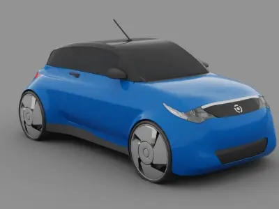 city car 3D model