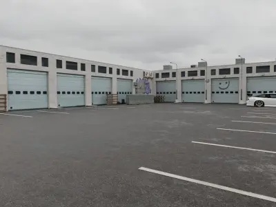 3D Highpoly Garage Spot Blender File 3D model