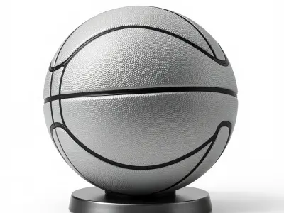Molten GGX Basketball and Stand Model Pack Low-poly 3D model