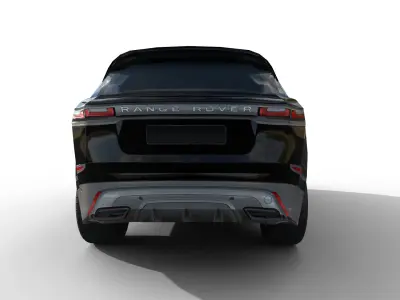 Range Rover Evoque 2020 Black Edition  High Quality 3D Model Low-poly 3D model