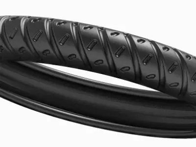 Classic Bike Tyre 3D print model