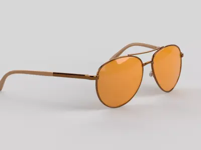 Crux Eyewear Glasses Low-poly 3D model