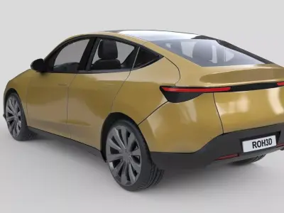 Generic Sleek Electric Crossover 3D model