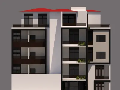 Building Real Estate model with Floor plans  3D model