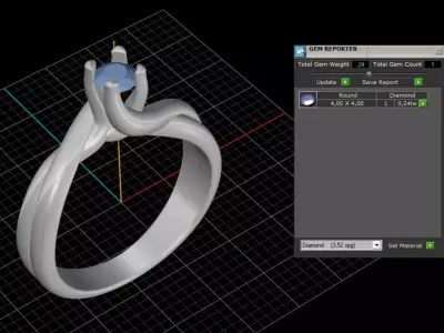 ring woman  3D print model 64