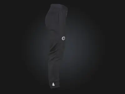Black Joggers Design Casual Sportswear Model for Urban 3D model