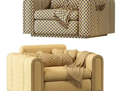 Armchair Ludovica Mascheroni 3D model