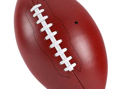 america football01 3D model