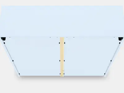 HAVSTA Glass-door cabinet 5 3D model