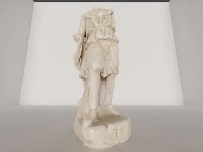 Statue 3D Model marble of woman 3D model