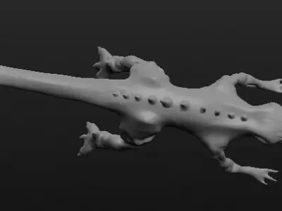 Fantasy Lizard 3D model
