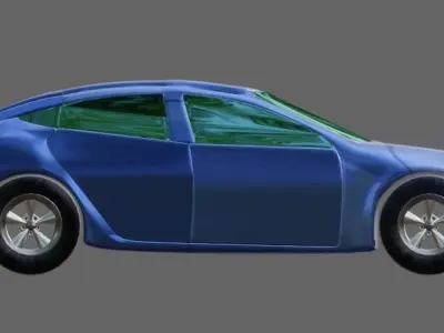 Tesla Model S 3D Model 3D model