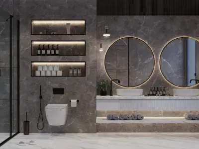 Modern bathroom  3D model