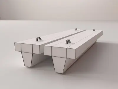 Concrete Beam 3D model