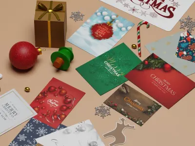 Christmas Decoration Set 3D model