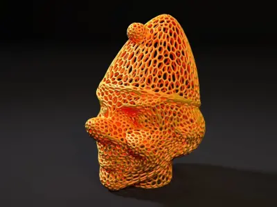 Clown lamp 3D print model