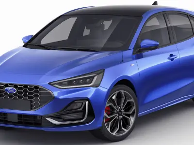 Focus Hatchback 2022 3D model