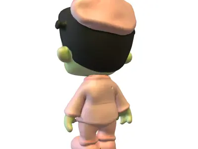 Halloween Chibi Monster Pack 3D model