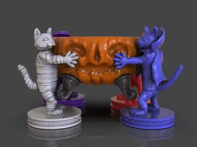 The Great Pumking Dance Candy Dispenser 3D print model