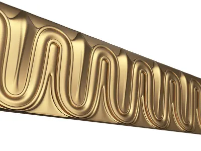 Ornament Element Molding 09 Low-poly 3D model