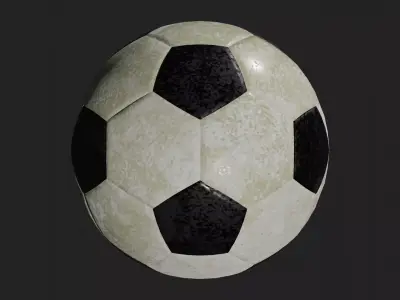 3D Foot Ball Free low-poly 3D model
