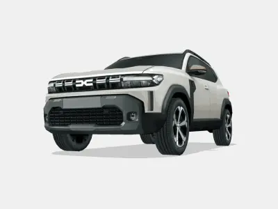 Dacia Duster 2024 Low-poly 3D model