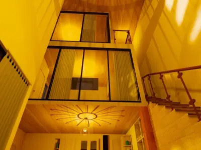 mezzanine house 3D model