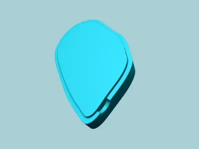 Tulip Flower Petal 02 - Moulding Artificial Craft 3D print model