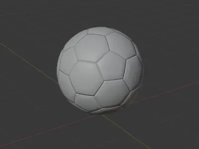 soccer ball Free low-poly 3D model purchase