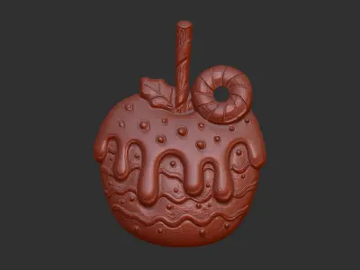 Apple cookie treedecor  3D print model