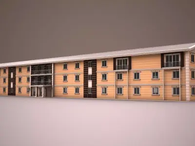 PREFABRICATED BUILDING 7 3D model