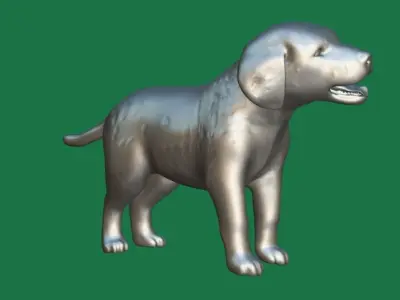 Dalmatian Puppy Dog  Low-poly 3D model