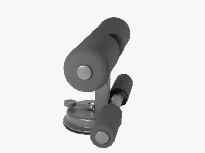 Sit Up Bar  Low-poly 3D model