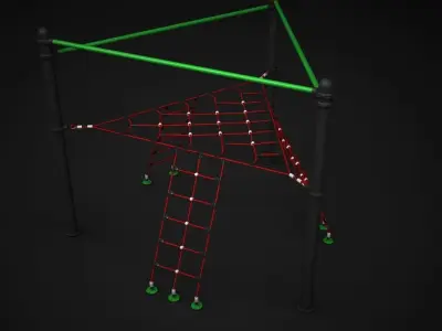 Teenagers Outdoors Toys 3D model