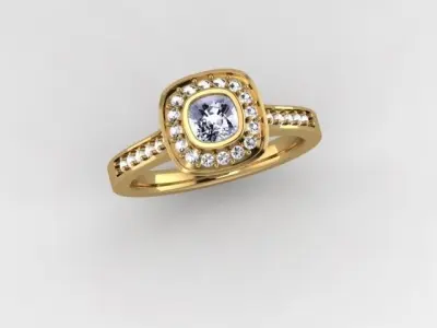 Halo Ring 3D print model buy