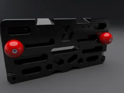 Hangboard Rock Climbing Pull Up Bar 3D Print 3D print model