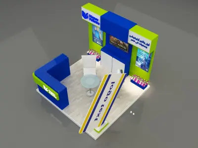 Booth Exhibition Stand a 652c  3D model