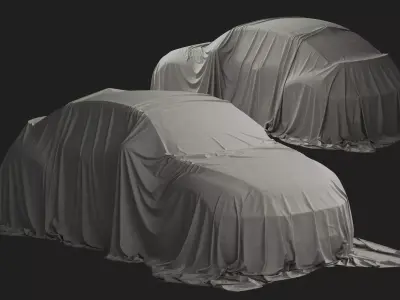 Ordinary Car Cover 05 3D model