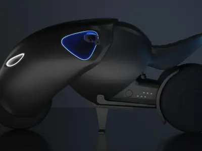 SciFi Moto 3D model