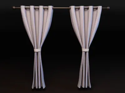 Curtain Set 3D model