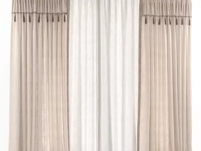 Curtains 56 3D model