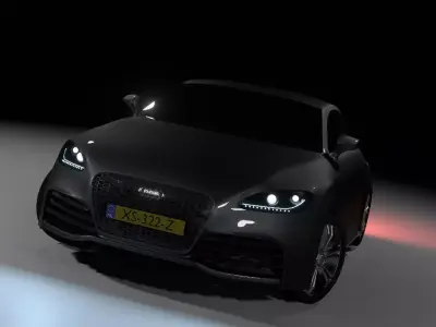 Audi tt rs 2010 3D model